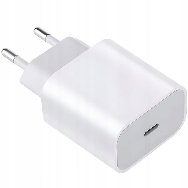 SZYBKA ŁADOWARKA DO IPHONE KOSTKA 20W + KABEL 1M / USB-C - IPHONE LIGHTING zdjęcie 9