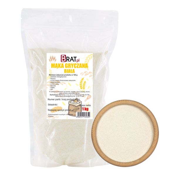Mąka gryczana 1kg zdjęcie 1