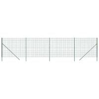 Ogrodzenie ze zgrzewanej siatki, zielone, 1,8x10 m