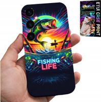 ETUI DO SAMSUNG GALAXY S23 FE - WZORY WĘDKARSKIE RYBY POŁÓW WĘDKA PLECKI