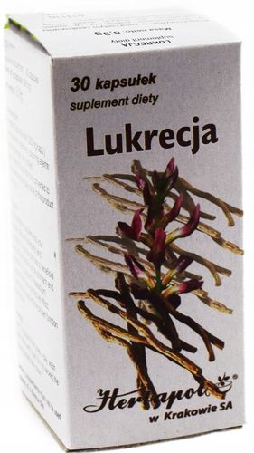 Suplement diety Herbapol Kraków Lukrecja 220 mg na Arena.pl