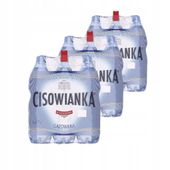 Cisowianka Naturalna woda mineralna gazowana niskosodowa 1,5 l x 18 sztuk