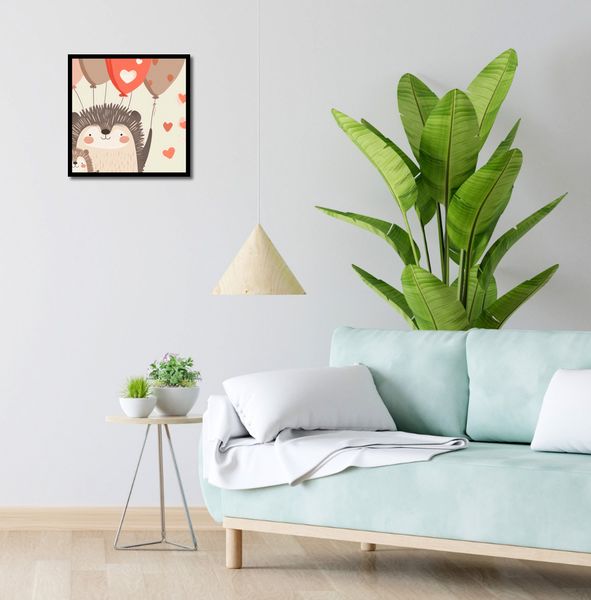 Plakat 40x40cm Uśmiech Jeżykowej Rodziny zdjęcie 4