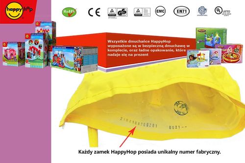 Dmuchaniec dmuchany plac zabaw różowy na Arena.pl