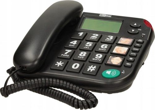 TELEFON STACJONARNY DLA SENIORA MAXCOM KXT480 na Arena.pl