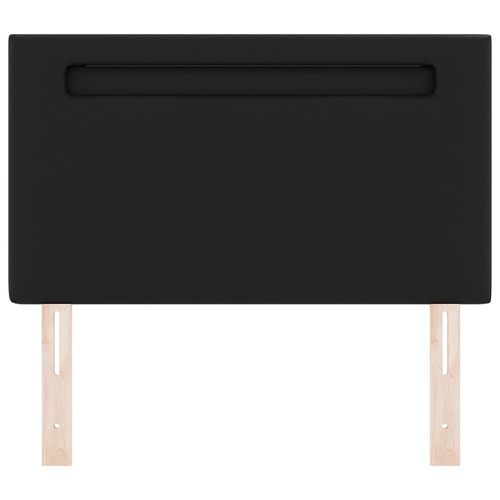 Zagłówek Ze LED Lights Montowane na ścianie Czarny 100 cm PVC na Arena.pl