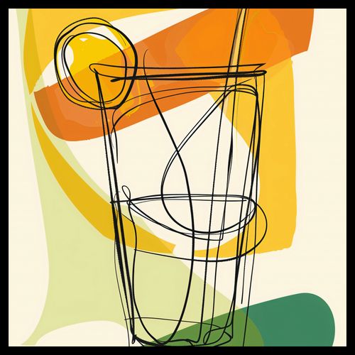 Plakat 40x40cm Koktajl Artystyczny na Arena.pl