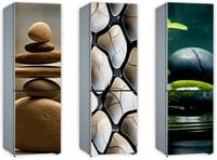 Mata magnetyczna magnes ozdobny tapeta na lodówkę KAMIENIE 210x61 cm