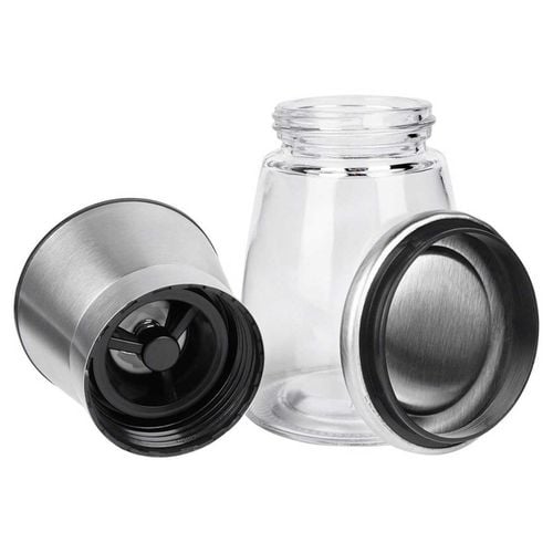 zestaw ręcznych młynków do pieprzu i soli szklanych 259608 na Arena.pl