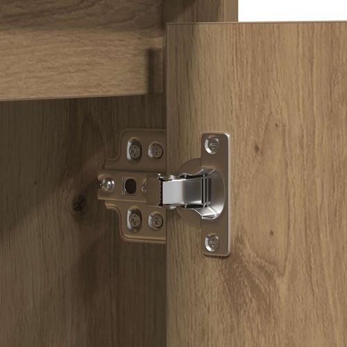 Bufet z LED dąb artisan 71 x 34.5 x 75 cm na Arena.pl