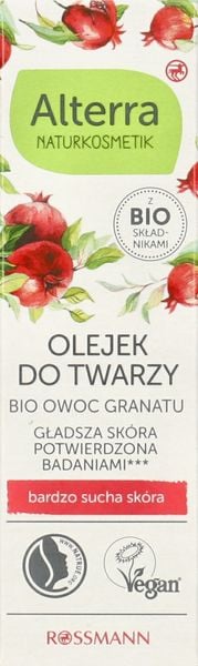 ALTERRA OLEJEK DO TWARZY GRANAT BIO 30 ML zdjęcie 1