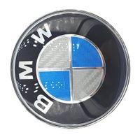BMW znaczek na maskę EMBLEMAT na przód BMW 82mm PRZEDNIE LOGO carbon