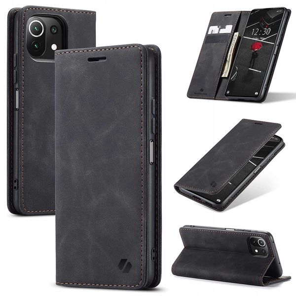 Spacecase Wallet Mi 11 Lite/5G Ne Black zdjęcie 7