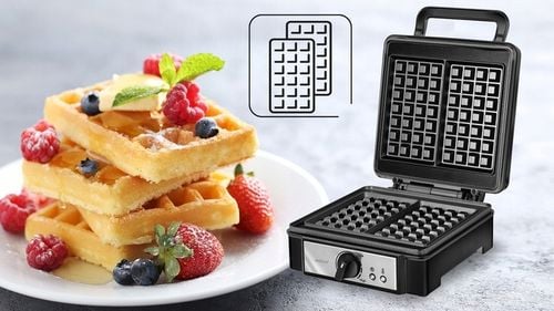 Gofrownica MPM BGO-02 1400 W czarny 2 gofry na Arena.pl