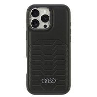 Audi Synthetic Leather MagSafe iPhone 16 Pro Max 6.9" czarny/black hardcase