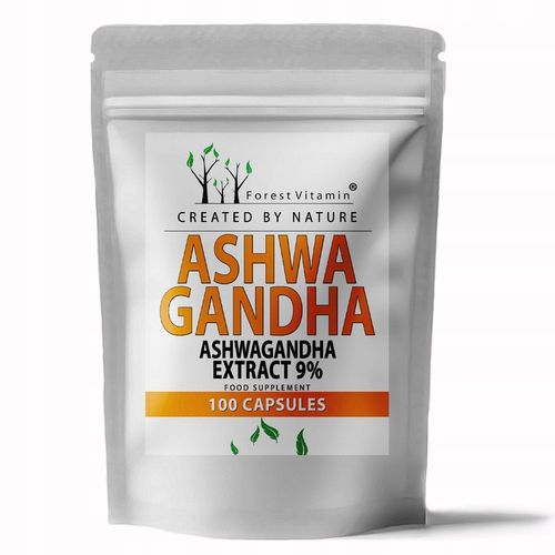 FOREST ASHWAGANDHA EKSTRAKT 700mg 9% NAJMOCNIEJSZA na Arena.pl