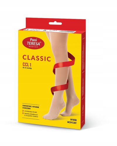 PANI TERESA POŃCZOCHY UCISKOWE CCL1 NA ŻYLAKI 1 STOPNIA PALCE ODKRYTE M na Arena.pl