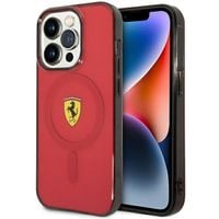 Etui Ferrari do iPhone 14 Pro Max, Czerwony MagSafe