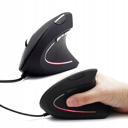 MYSZKA Pionowa Wertykalna MYSZ Ergonomiczna Przewodowa USB Cicha Zenwire na Arena.pl