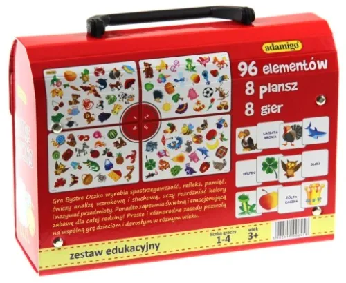 KUFEREK BYSTRE OCZKO - Zetaw edukacyjny, ADAMIGO na Arena.pl