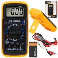 PROFESJONALNY MULTIMETR MIERNIK CYFROWY PRĄDU TEMPERATURY SONDA