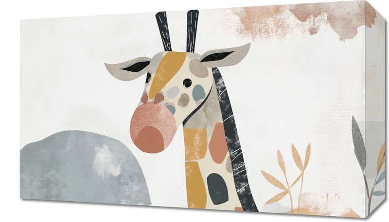 Obraz 50x30cm Żyrafa Bambino zdjęcie 1