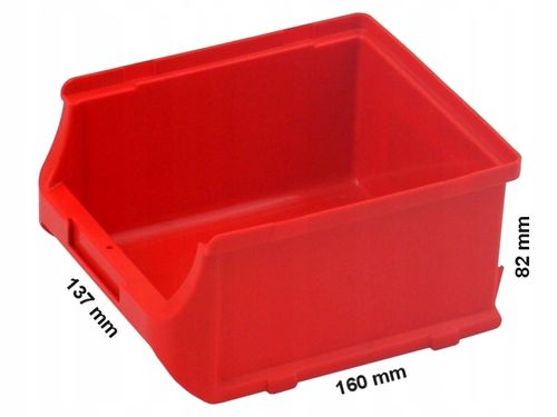 Pojemnik magazynowy - ProfiPlus 2B | Czerwony na Arena.pl