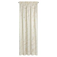 Zasłona 140X270 cm Molly krem szampański marmurkowy wzór na taśmie