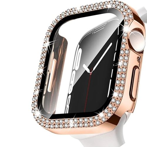 2w1 ETUI + SZKŁO DO APPLE WATCH 4/5/6/7/8/9/SE 40/41/44/45MM KOLORY na Arena.pl