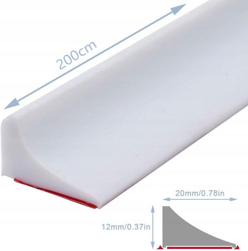 2M SAMOPRZYLEPNA LISTWA ZATRZYMUJĄCA WODĘ DO WANNY, LISTWA WYKOŃCZENIOWA na Arena.pl