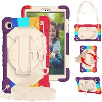 Etui Pancerne iPad 10.9 2022 Air 4 Stojak Pasek Uchwyt Czerwony