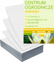 Ulotki A6 1000szt reklamowe firmowe dużo wzorów CENTRUM OGRODNICZE