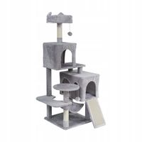 Drapak dla kota legowisko zabawka domek wieża budka wysoka 137 cm