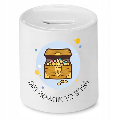 Skarbonka Dla Prawnika Taki Prawnik To Skarb Z Nadrukiem Ze Zdjęciem na Arena.pl