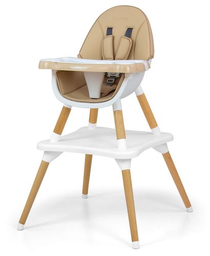 Krzesełko do karmienia 2w1 drewniane taca stolik Malmo Milly Mally na Arena.pl