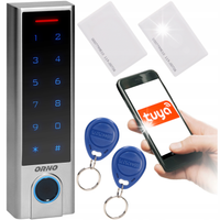 ZAMEK SZYFROWY NA KOD ODCISK PALCA CZYTNIK RFID APLIKACJA TUYA ZEWNTĘRZNY