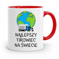 Dla Tirowca Kierowcy Tira Kubek Czerwony Prezent Z Nadrukiem Ze Zdjęciem
