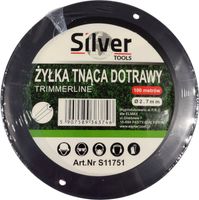 Silver Żyłka tnąca do trawy kwadrat 2,7mm x 100m Duo-Line