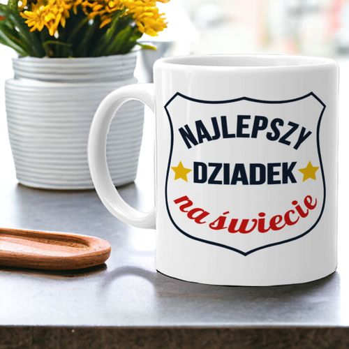 KUBEK Z NADRUKIEM ŚMIESZNY PREZENT DZIEŃ DZIADKA URODZINY IMIENINY DZIADEK na Arena.pl