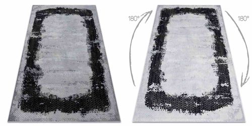 RUG/LU/IONA/FRAME/BLACK+GREY/120x170 na Arena.pl