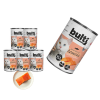 KARMA MOKRA DLA KOTA BULTI Puszka mielonka z łososiem ZESTAW 6x400g