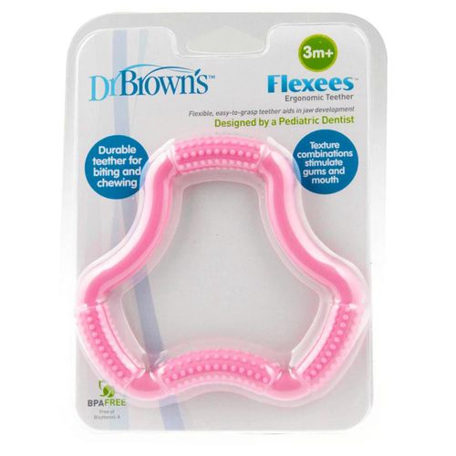DR BROWN'S Gryzak Flexees różowy 3m+ na Arena.pl