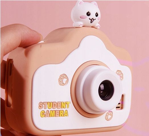 Aparat cyfrowy dla dzieci kotek 12mpx 1080p kamera prezent dla dziecka zdjęcie 7