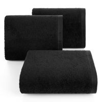 Ręcznik bawełniany Pierre Cardin lamówka z logo 30X50 czarny