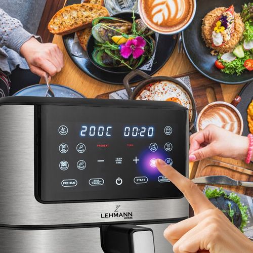 FRYTKOWNICA BEZTŁUSZCZOWA AIRFRYER 8L NIEPRZYWIERAJĄCA 12 PROGRAMÓW na Arena.pl