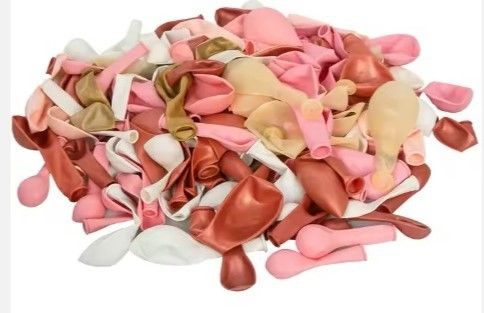 BALONY NA URODZINY ZESTAW BALONÓW MIX 100SZT ŚLUB PARTY zdjęcie 4