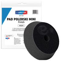 pad gąbka polerska 95mm mini czarna miękka finish tarcza rzep e-lakiernik