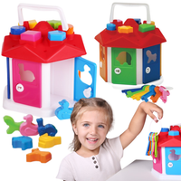 sorter kształtów domek edukacyjny z kluczami 2438