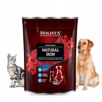 HOLISTA Natural IRON ŻELAZO Hemoglobina Wieprzowa KREW Anemia Psa Kota 600g