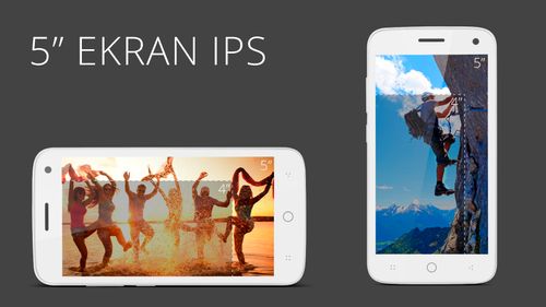 KM0433 Smartfon Kruger&Matz MOVE 5 biały 5Mpix na Arena.pl